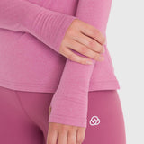 Polo Manga Larga Para Mujer First Layer Rosado Bsoul