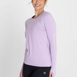 Polo Manga Larga Para Mujer  First Layer Morado Bsoul