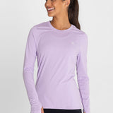 Polo Manga Larga Para Mujer  First Layer Morado Bsoul