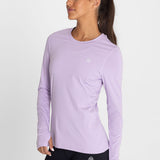 Polo Manga Larga Para Mujer  First Layer Morado Bsoul