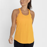 Polo Sin Mangas Para Mujer  Training Tank Naranja Bsoul