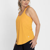 Polo Sin Mangas Para Mujer  Training Tank Naranja Bsoul