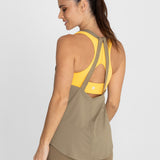 Polo Sin Manga Para Mujer  Training Tank Verde Bsoul