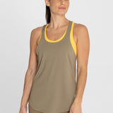 Polo Sin Manga Para Mujer  Training Tank Verde Bsoul