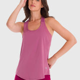 Polo Sin Mangas Para Mujer Training Tank Rosado Bsoul