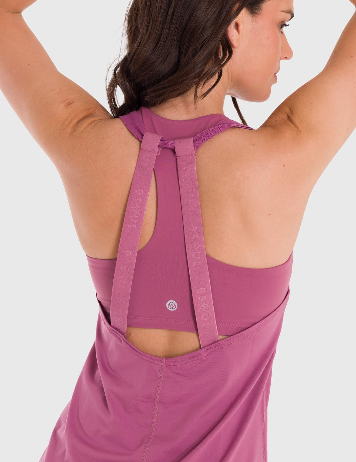 Polo Sin Mangas Para Mujer Training Tank Rosado Bsoul
