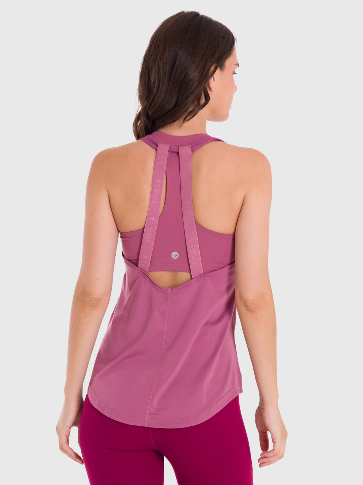 Polo Sin Mangas Para Mujer Training Tank Rosado Bsoul
