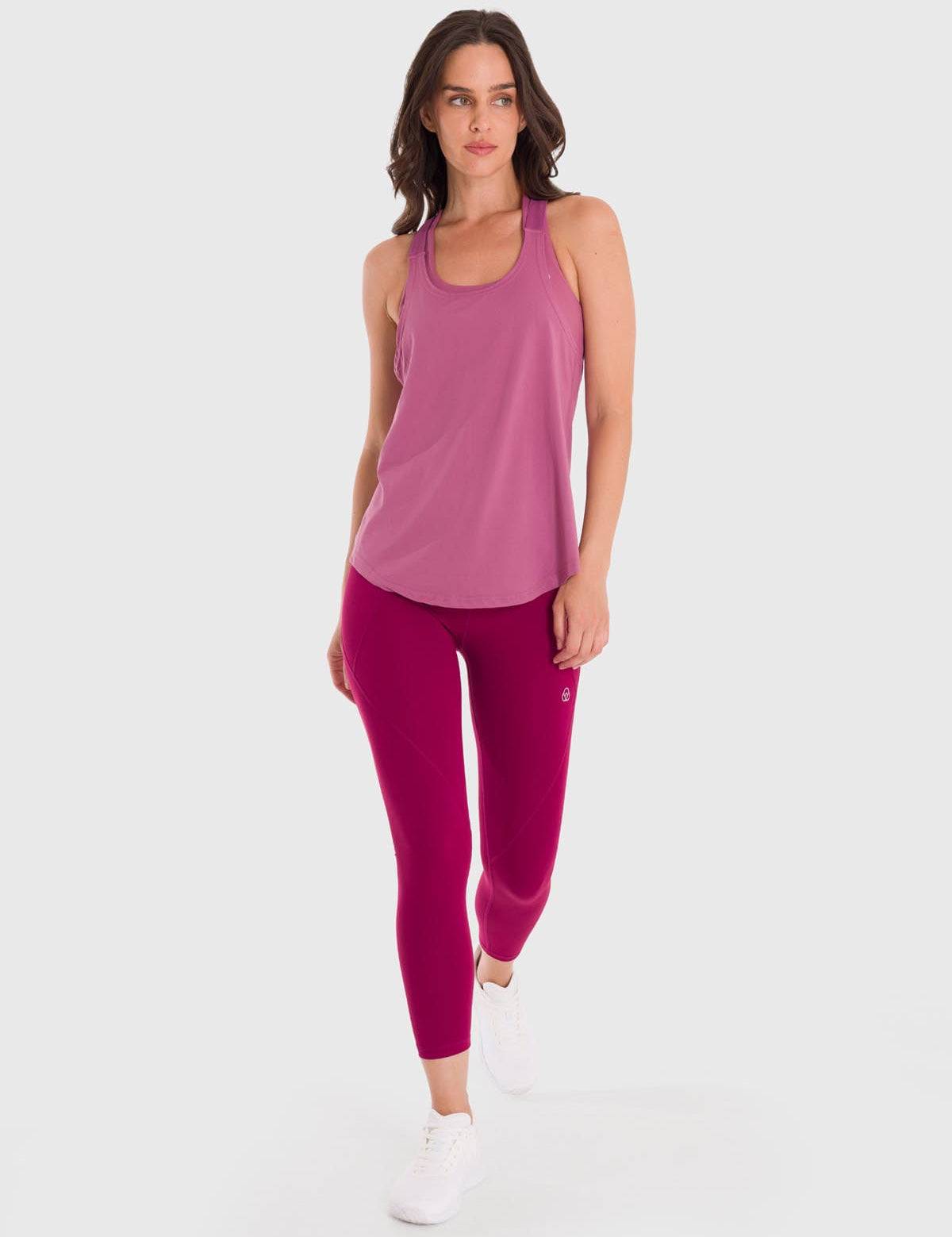 Polo Sin Mangas Para Mujer Training Tank Rosado Bsoul