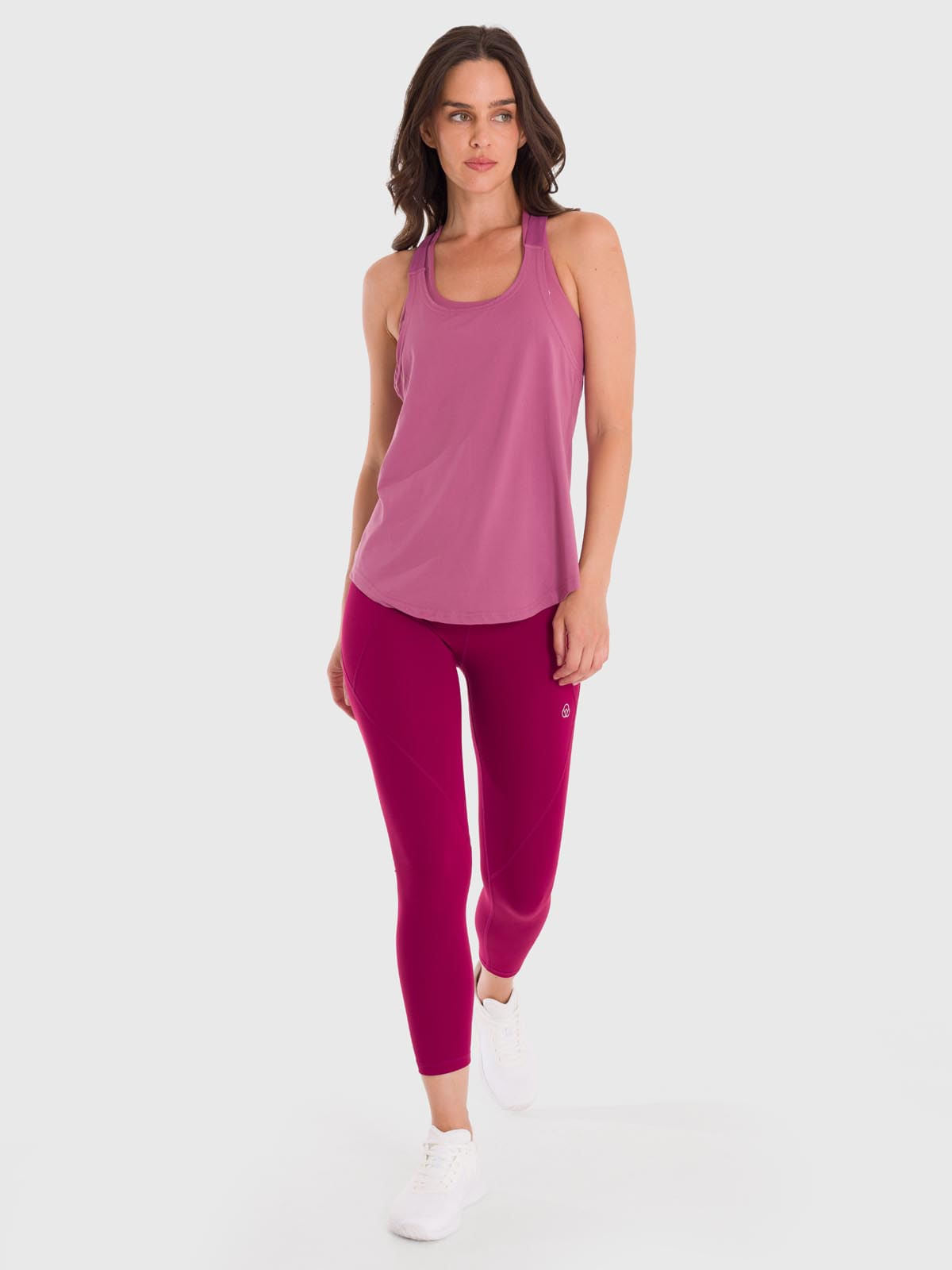 Polo Sin Mangas Para Mujer Training Tank Rosado Bsoul
