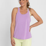 Polo Sin Manga Para Mujer  Training Tank Morado Bsoul