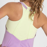 Polo Sin Manga Para Mujer  Training Tank Morado Bsoul