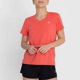 Polo  Para Mujer  V-Neck Naranja Bsoul