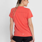 Polo  Para Mujer  V-Neck Naranja Bsoul