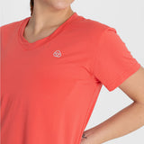 Polo  Para Mujer  V-Neck Naranja Bsoul