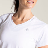 Polo  Para Mujer  V-Neck Blanco Bsoul