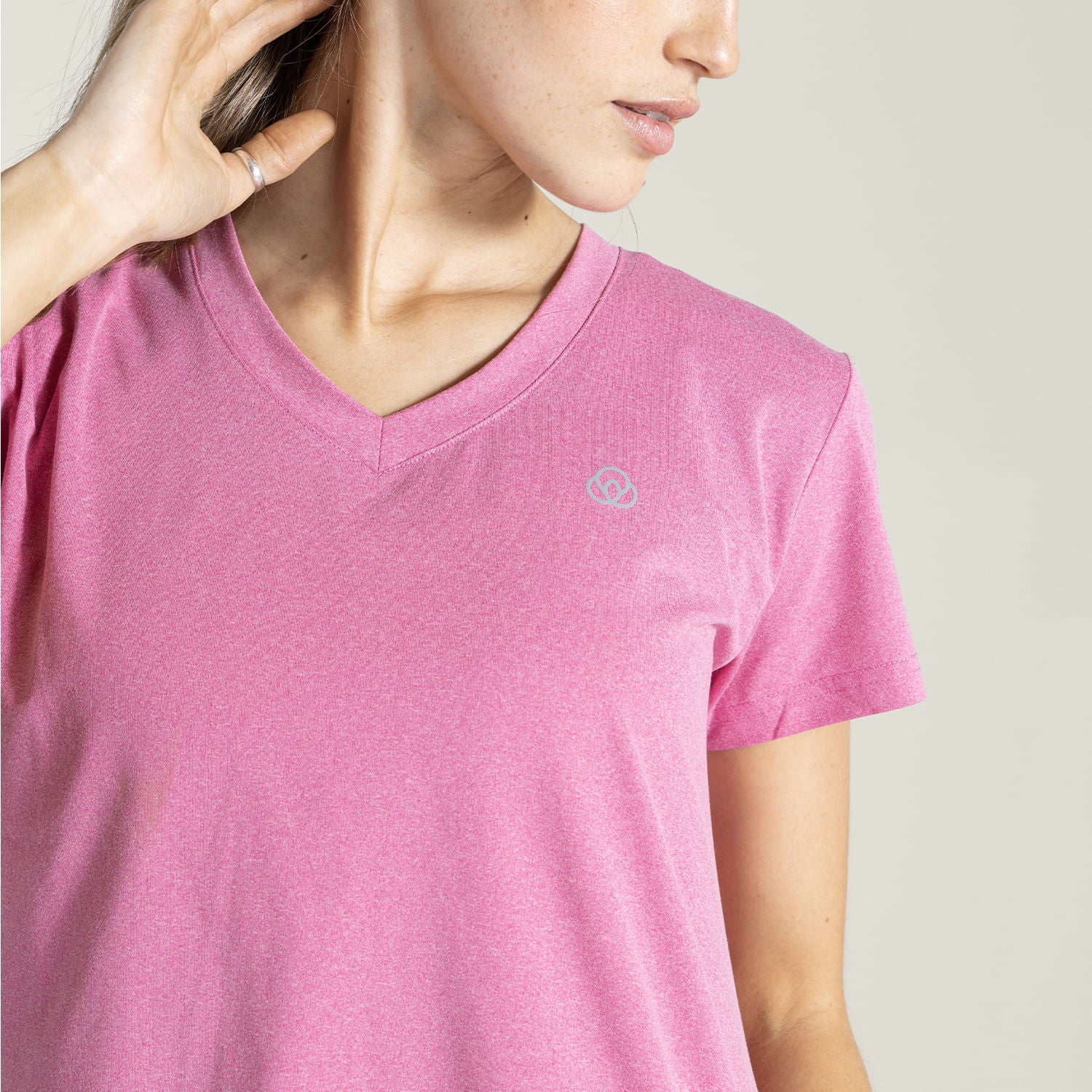 Polo V-Neck para Mujer