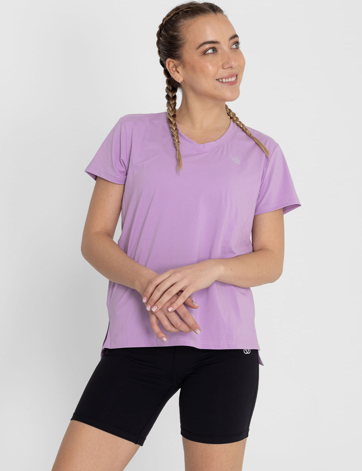 Polo Para Mujer  V-Neck Rosado Bsoul