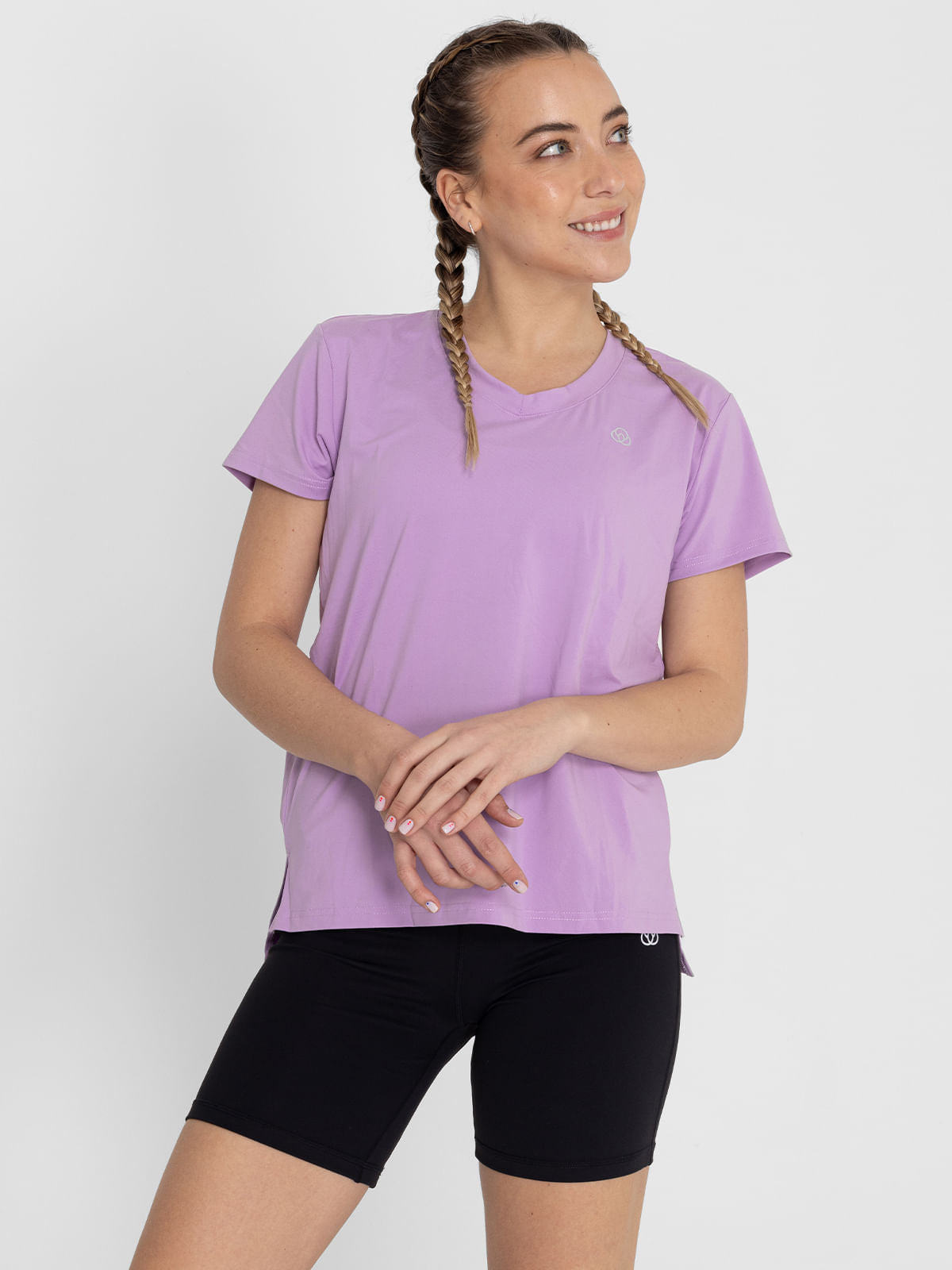 Polo Para Mujer  V-Neck Rosado Bsoul