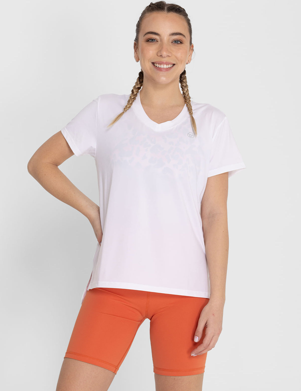 Polo  Para Mujer  V-Neck Blanco Bsoul