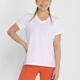 Polo  Para Mujer  V-Neck Blanco Bsoul