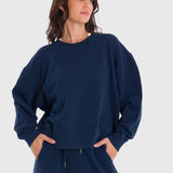 Polera Para Mujer Crew Neck Creta Azul Bsoul