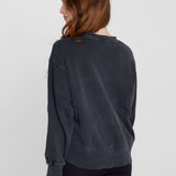 Polerón Para Mujer  Crew Neck Creta Negro Bsoul