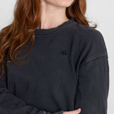Polerón Para Mujer  Crew Neck Creta Negro Bsoul