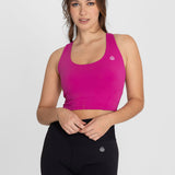 Bra Para Mujer Crop Top Demi Rosado Bsoul