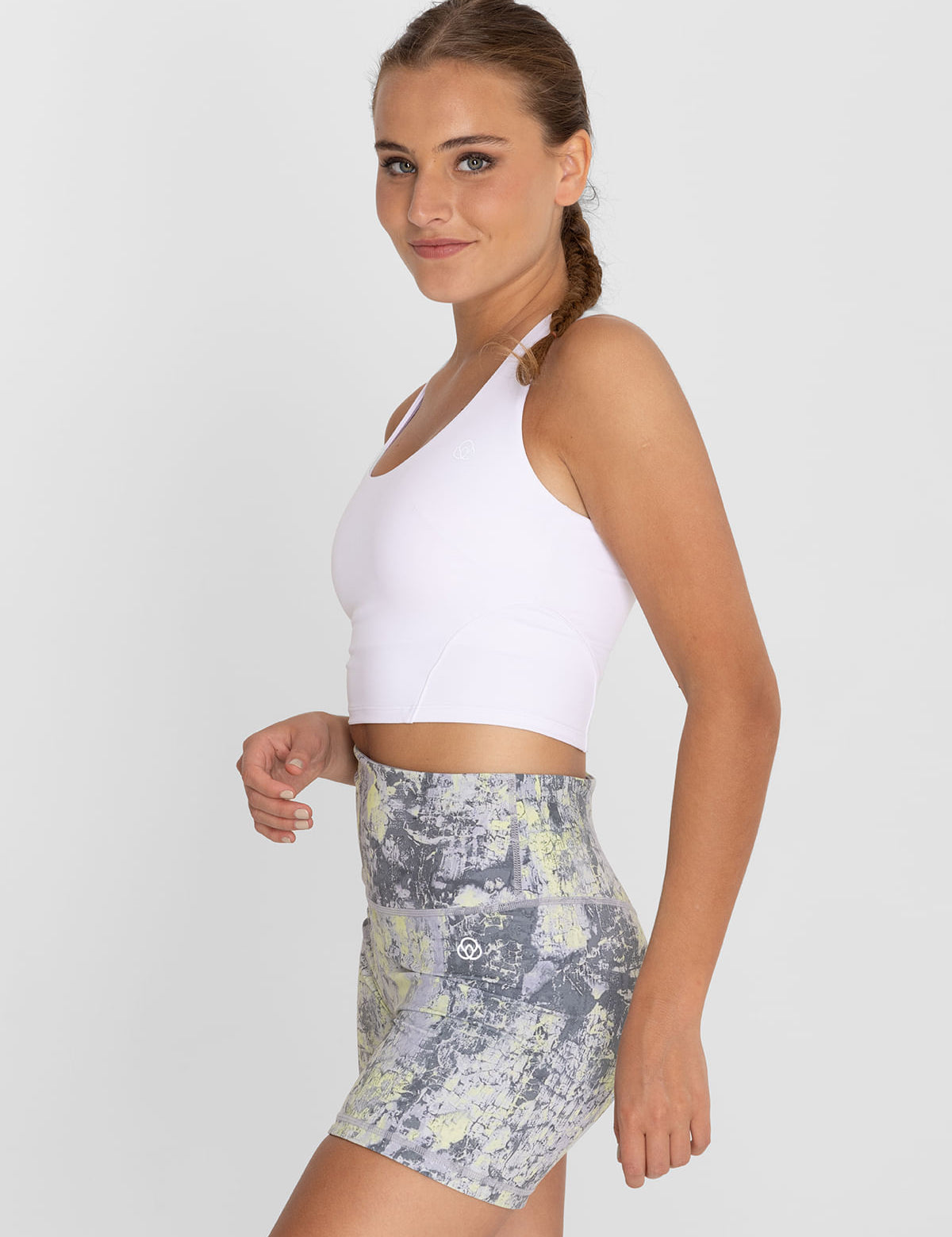 Bra Para Mujer Crop Top Demi Blanco Bsoul