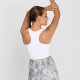 Bra Para Mujer Crop Top Demi Blanco Bsoul