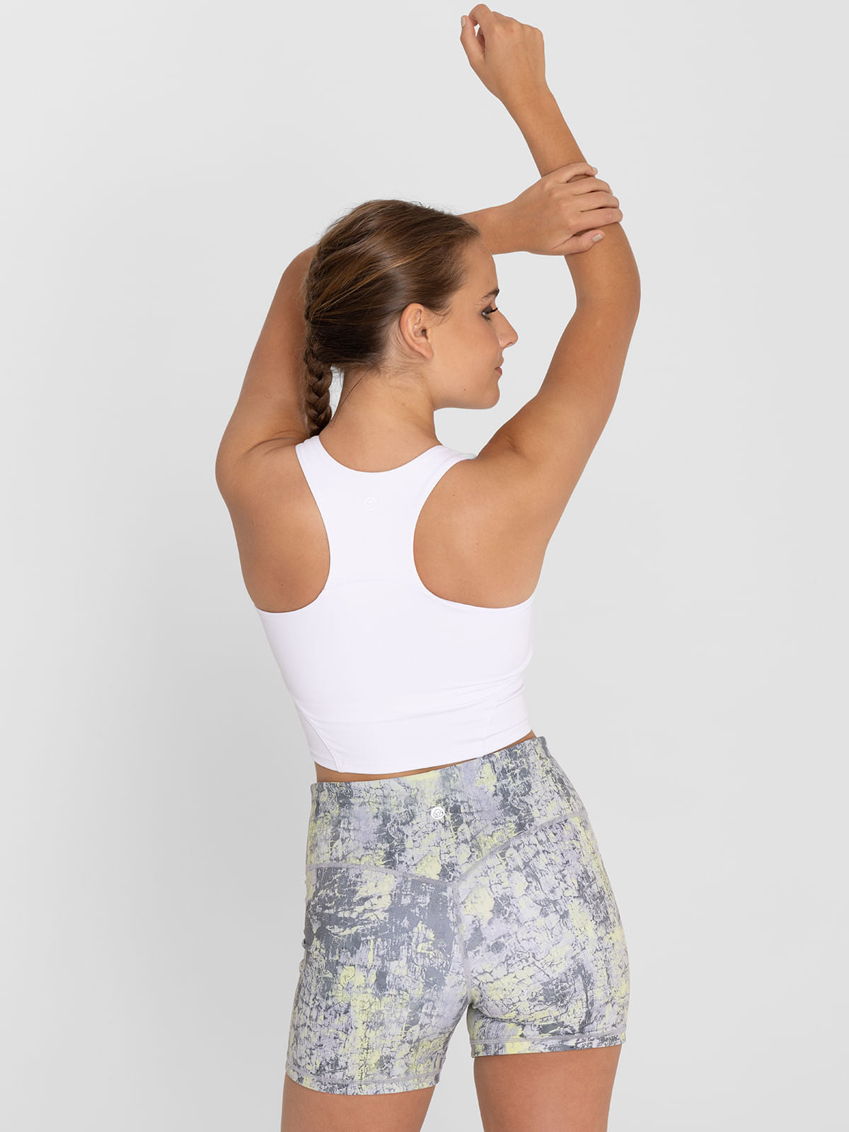 Bra Para Mujer Crop Top Demi Blanco Bsoul
