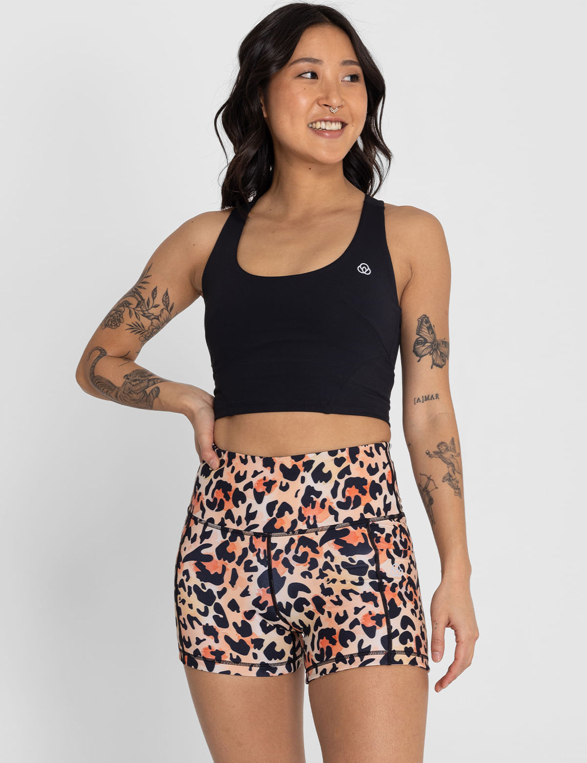Bra Para Mujer Crop Top Demi Negro Bsoul