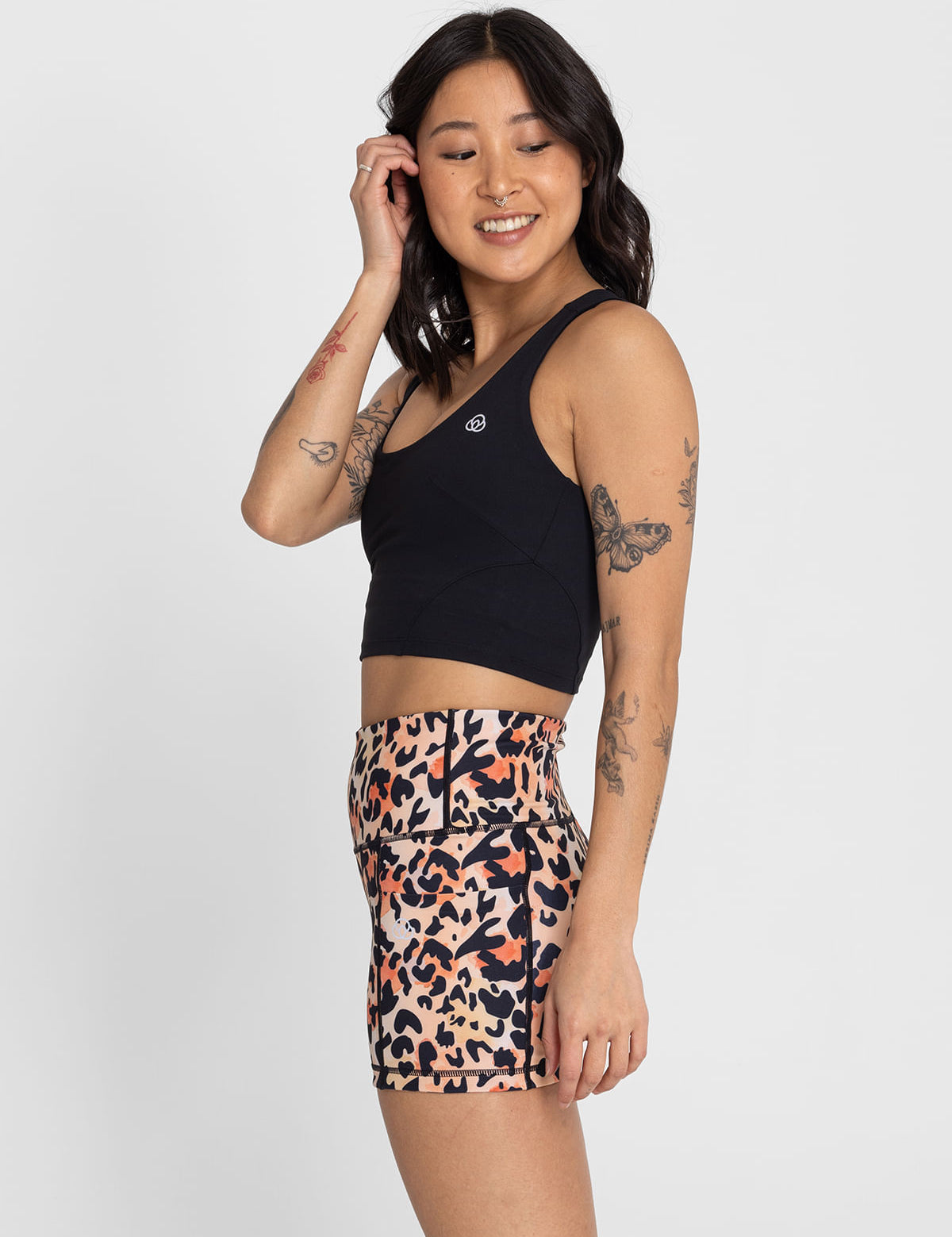 Bra Para Mujer Crop Top Demi Negro Bsoul