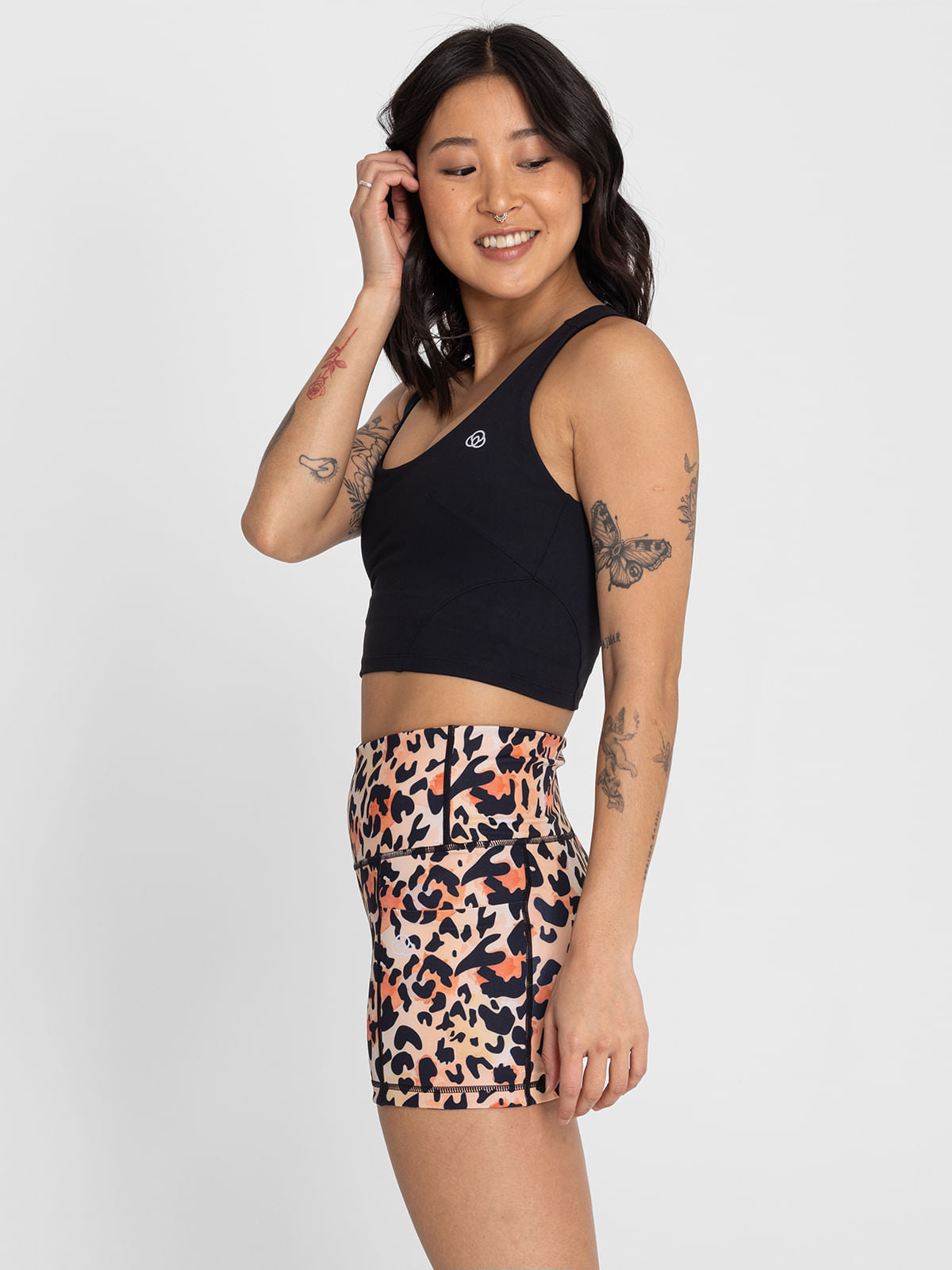 Bra Para Mujer Crop Top Demi Negro Bsoul