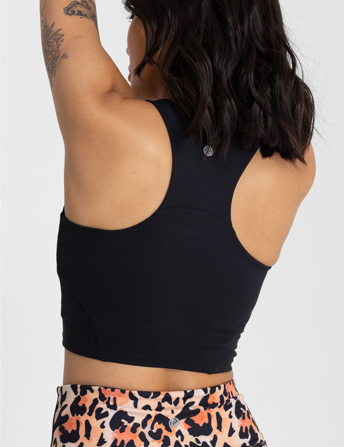 Bra Para Mujer Crop Top Demi Negro Bsoul
