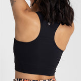 Bra Para Mujer Crop Top Demi Negro Bsoul