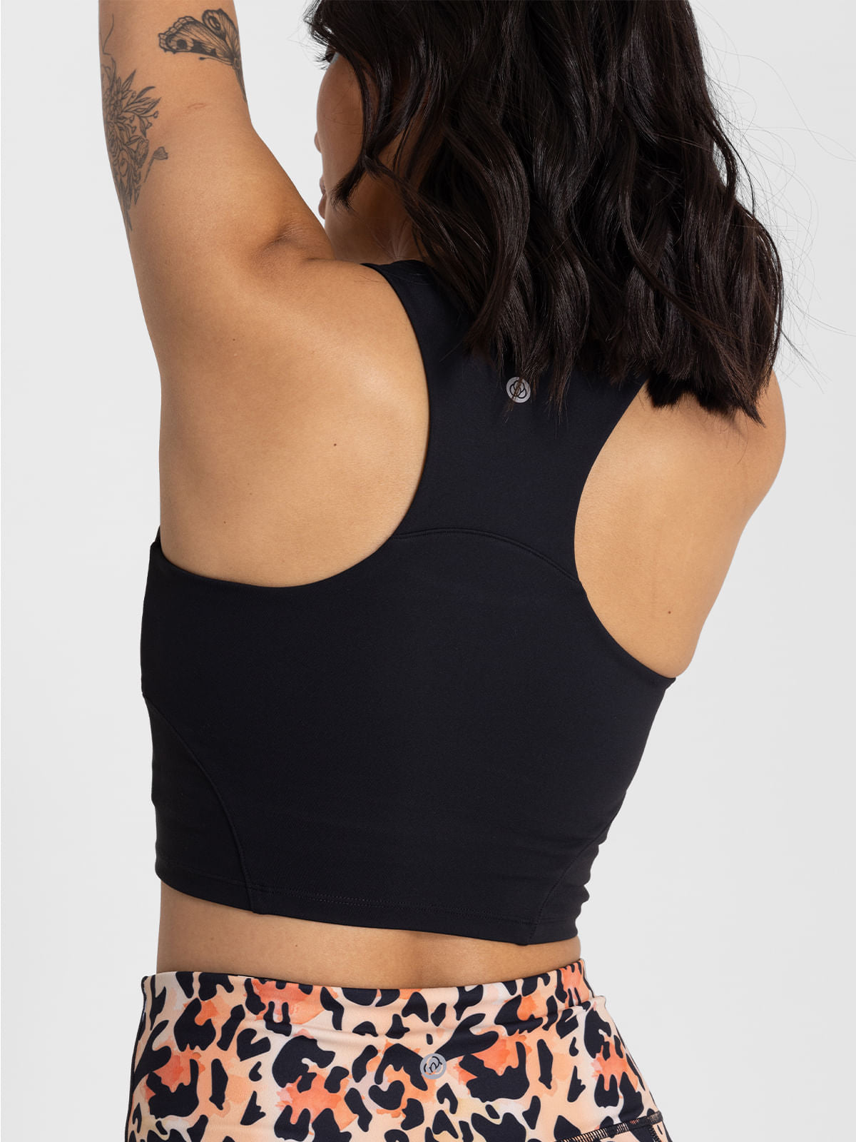 Bra Para Mujer Crop Top Demi Negro Bsoul