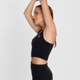 Bra Para Mujer Crop Top Demi Negro Bsoul