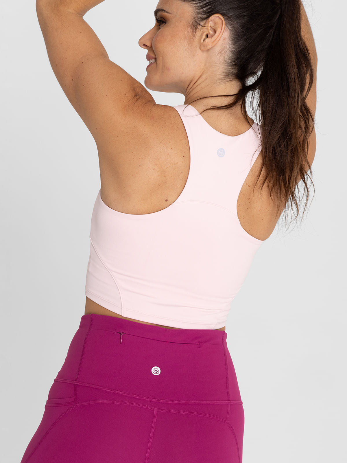 Bra Para Mujer Crop Top Demi Rosado Bsoul