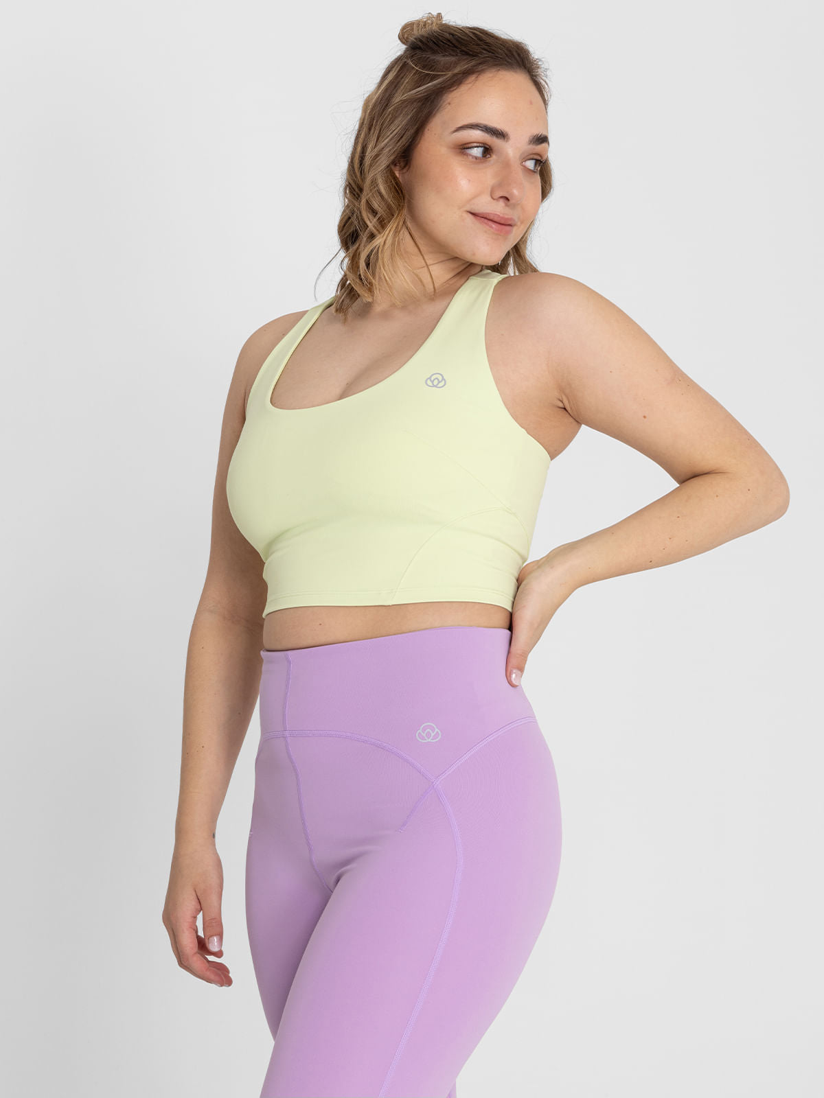 Bra Para Mujer Crop Top Demi Verde Bsoul