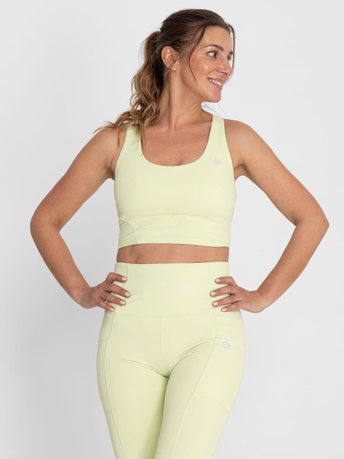 Bra Para Mujer Crop Top Demi Verde Bsoul