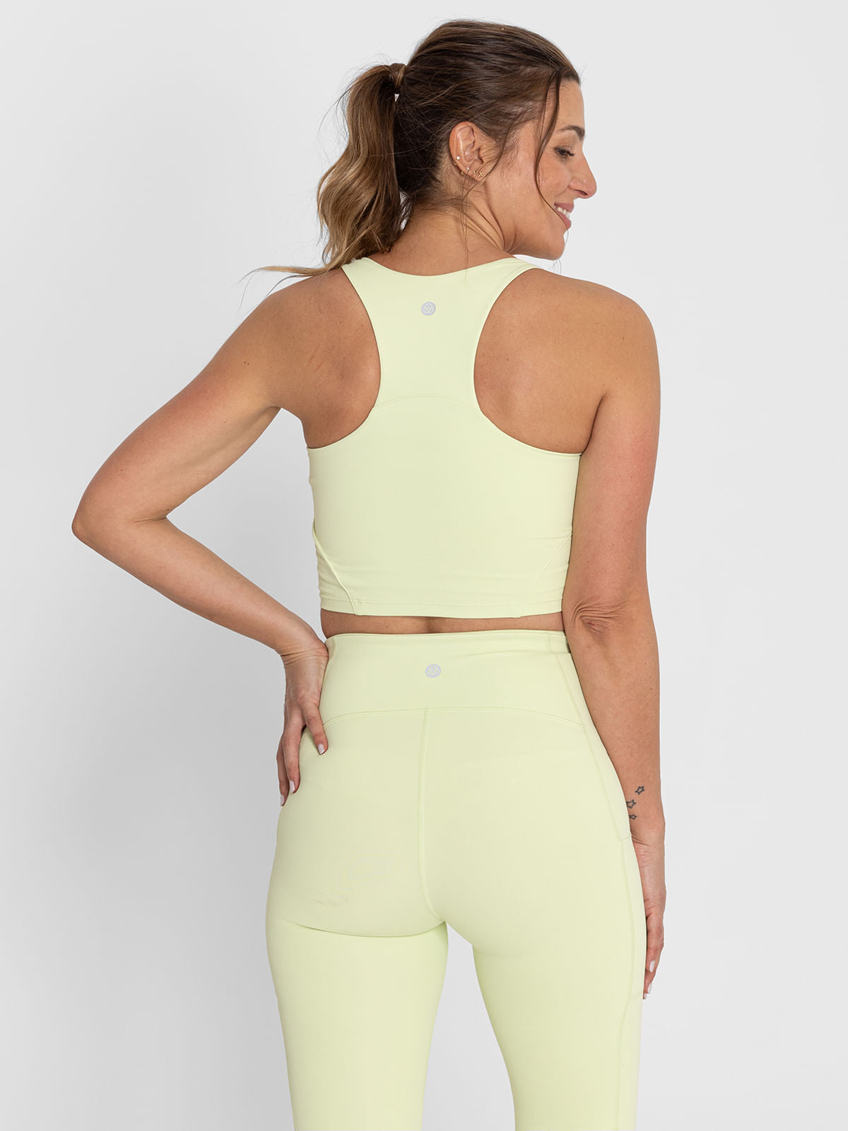 Bra Para Mujer Crop Top Demi Verde Bsoul