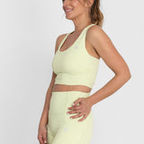 Bra Para Mujer Crop Top Demi Verde Bsoul