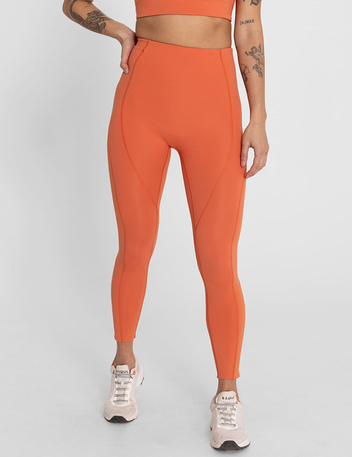 Legging Para Mujer Ankle Nix Naranja Bsoul
