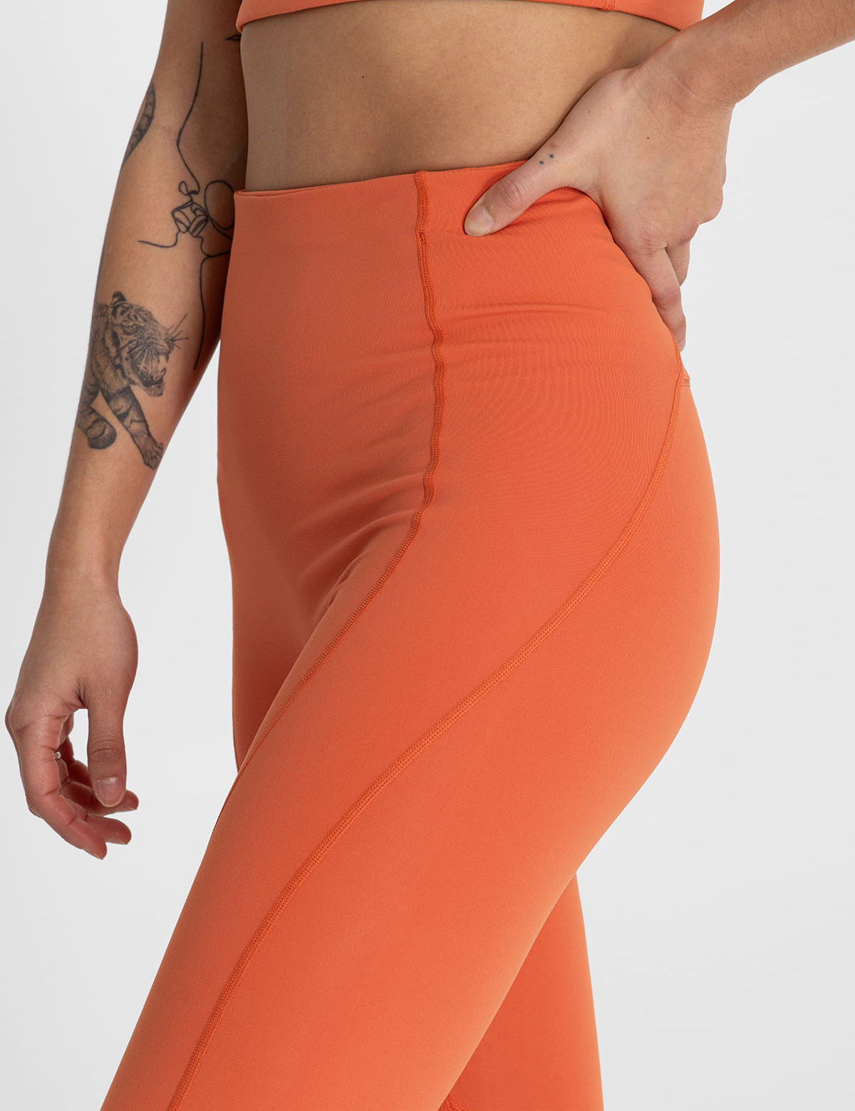 Legging Para Mujer Ankle Nix Naranja Bsoul
