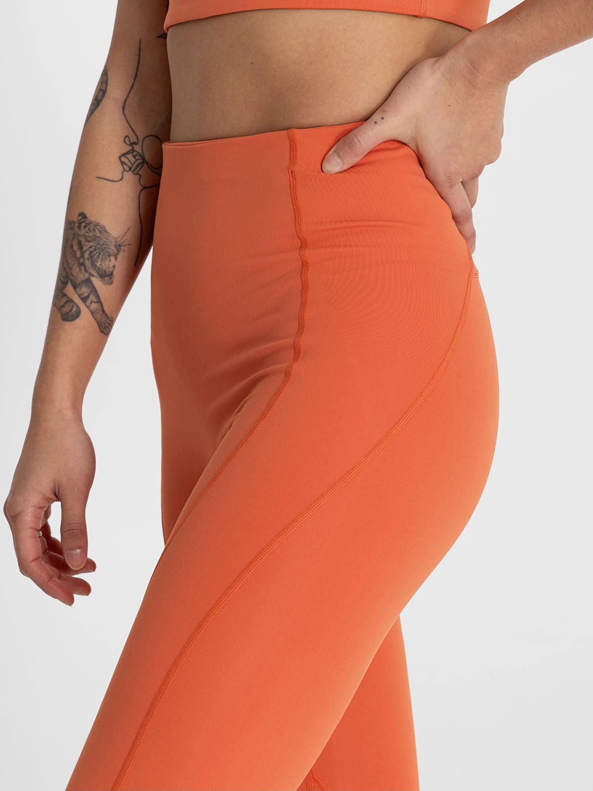 Legging Para Mujer Ankle Nix Naranja Bsoul