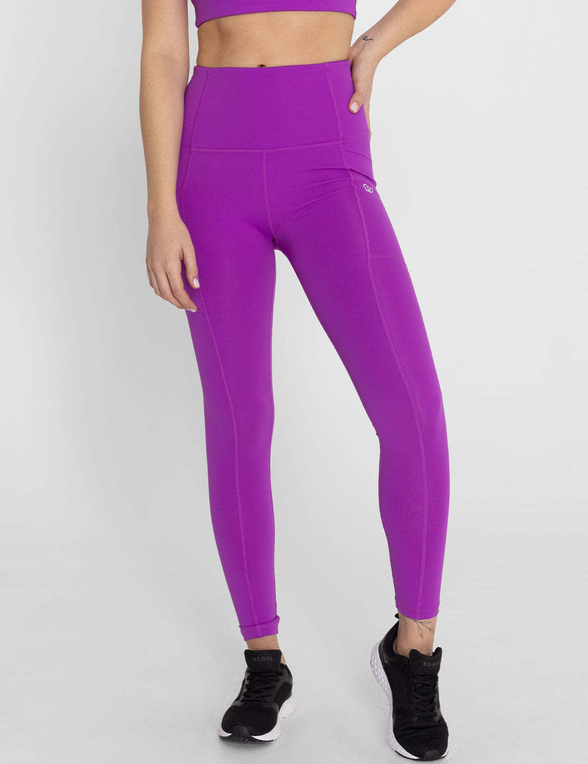 Legging Para Mujer Long Enia Morado Bsoul