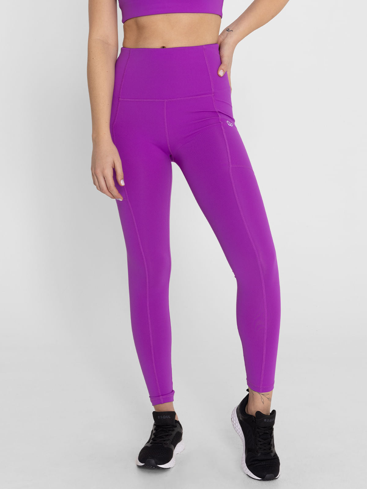 Legging Para Mujer Long Enia Morado Bsoul