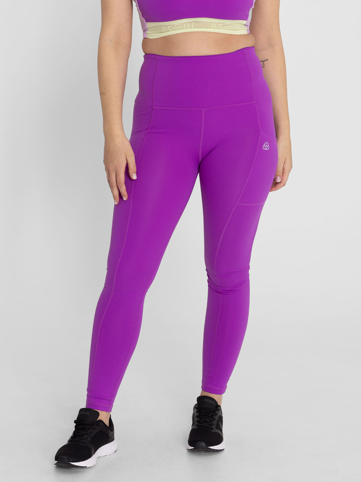 Legging Para Mujer Long Enia Morado Bsoul