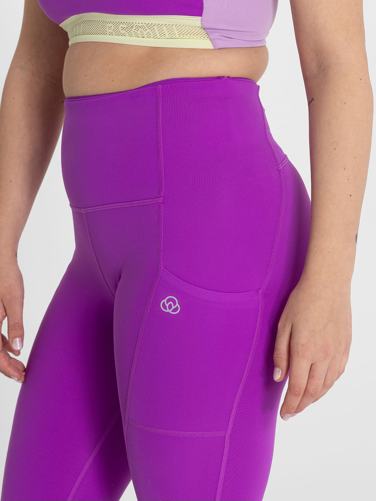 Legging Para Mujer Long Enia Morado Bsoul